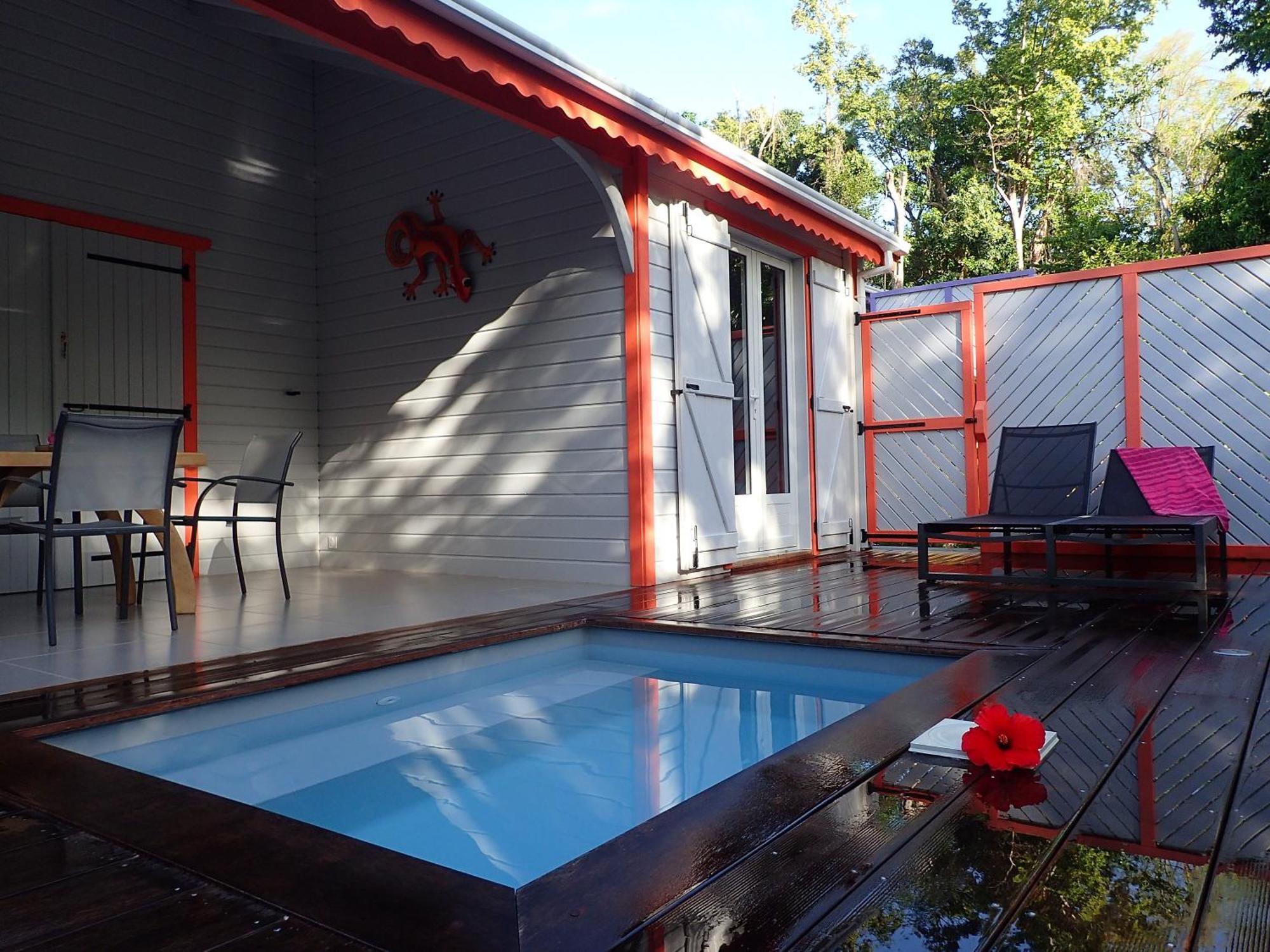 Caraibes Cottages Corail Piscine Privee A 900M De La Plage De Grande Anse 데샤이에스 외부 사진